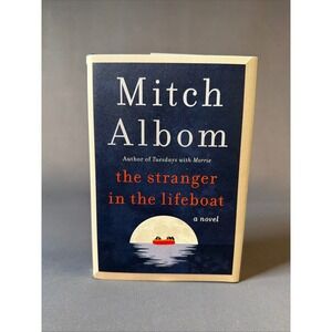 The Stranger in the Lifeboat Mitch Albom Hardcover Novel 2021 Harper Fiction